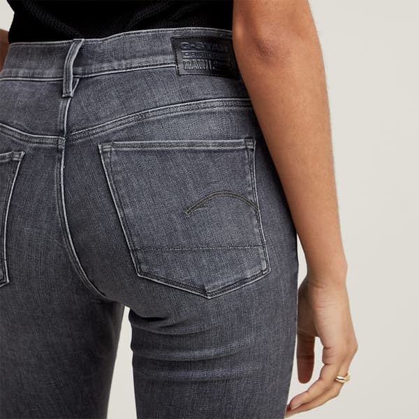 G-star 3301 Skinny Jeans Grå 25 / 32 Kvinde