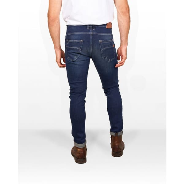 Skull Rider Skinny Distressed Effect Farkut Sininen 34 / 32 Mies
