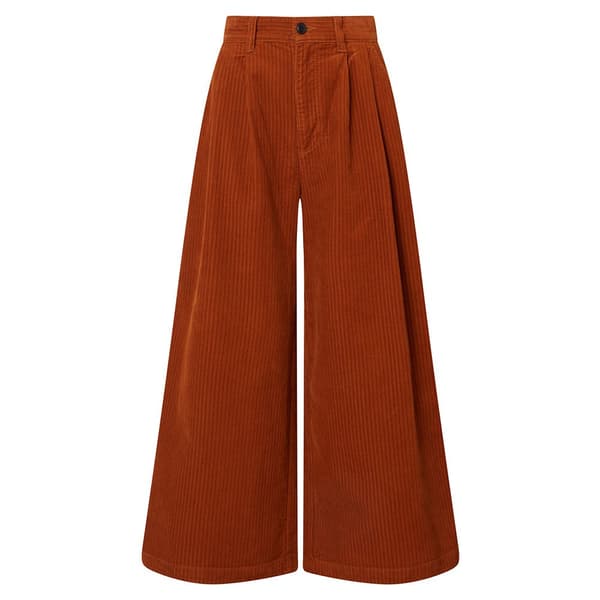 Wrangler Super Wide Leg Bukser Brun 25 / 32 Kvinde