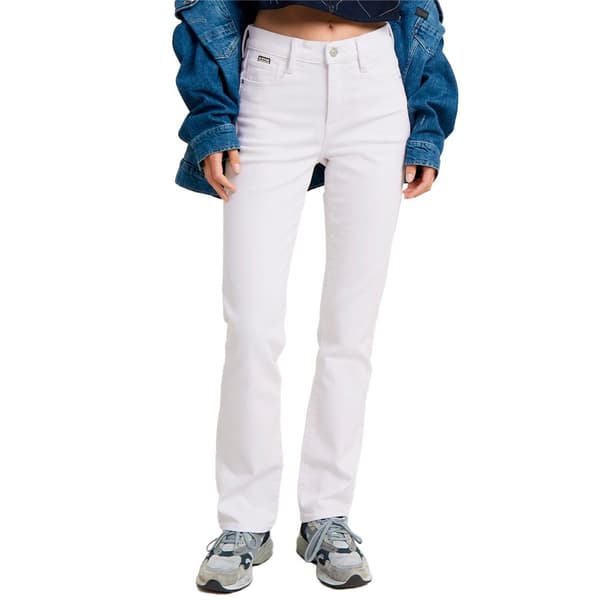G-star Strace Straight Fit Jeans Vit 23 / 30 Kvinna