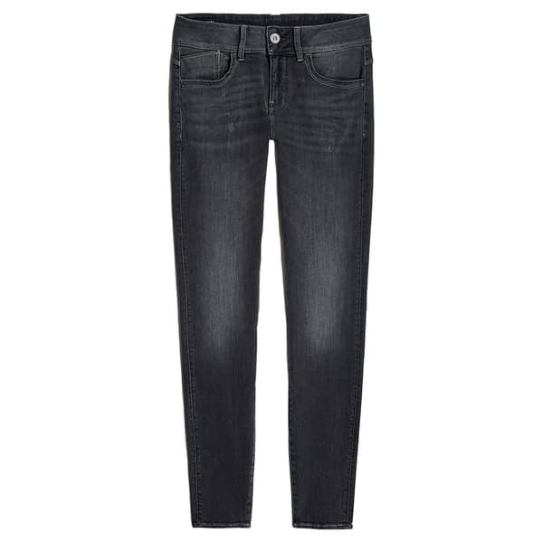 G-star Lynn Mid Skinny Jeans Svart 25 / 32 Kvinna