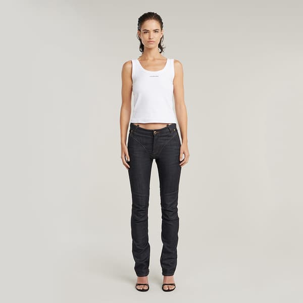 G-star Ottolinger Flare Jeans Svart 31 / 34 Kvinna