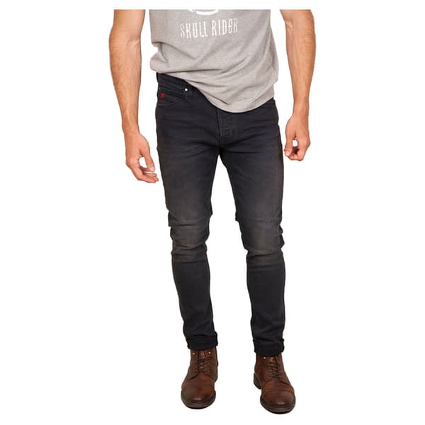 Skull Rider Slim Jeans Sort 29 / 32 Mand