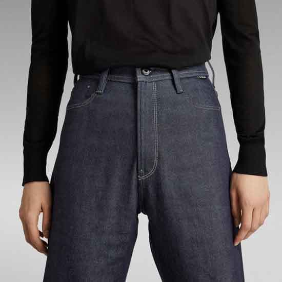 G-star Stray Ultra Straight Selvedge Högmidjadeans Grå 25 / 32 Kvinna