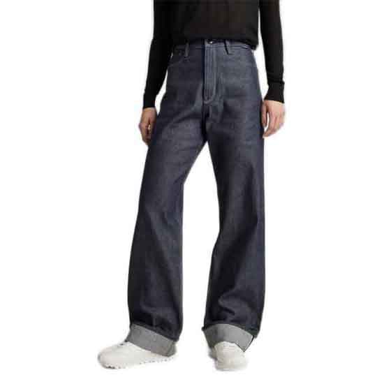G-star Stray Ultra Straight Selvedge Högmidjadeans Grå 25 / 32 Kvinna