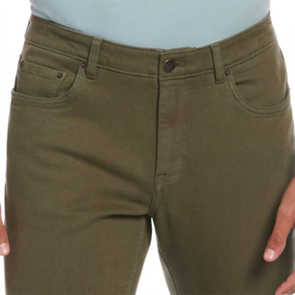 Original Penguin Garment Dyed Twill 5 Pocket Bukser Grøn,Brun 32 / 32 Mand