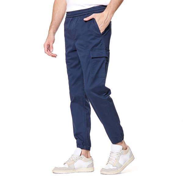 Original Penguin Tencel Stretch Cargobyxor Blå 32 / 32 Man