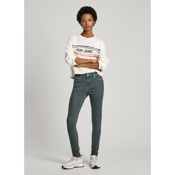 Pepe Jeans Pl204728 Skinny Fit Jeans Grå 27 / 30 Kvinde