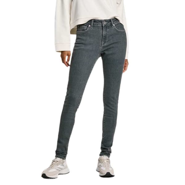 Pepe Jeans Pl204728 Skinny Fit Jeans Grå 27 / 30 Kvinde