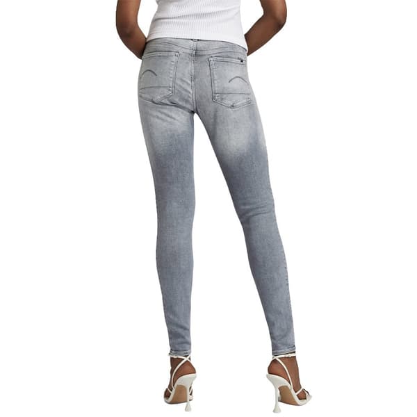 G-star 3301 Skinny Fit Högmidjadeans Grå 24 / 30 Kvinna