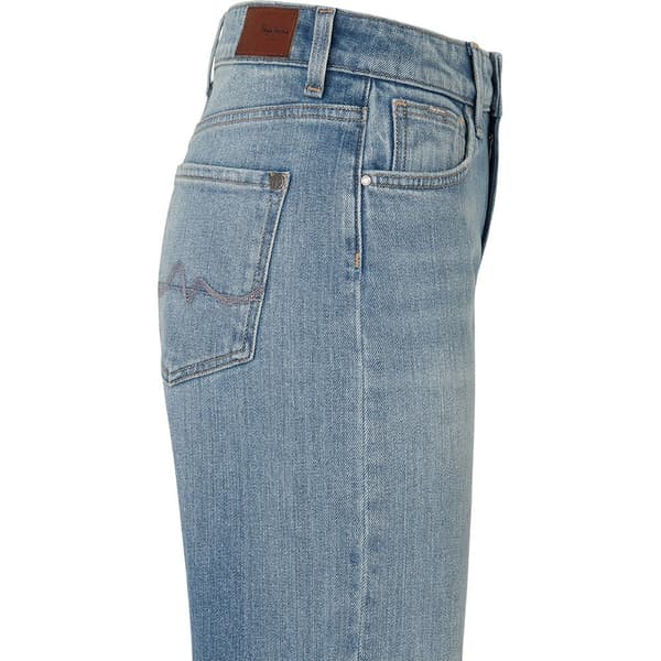 Pepe Jeans Pl204598 Wide Leg Fit Jeans Blå 31 / 32 Kvinna
