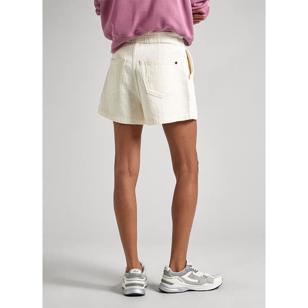 Pepe Jeans A-line Korkeavyötäröiset Shortsit Valkoinen 2XS Nainen