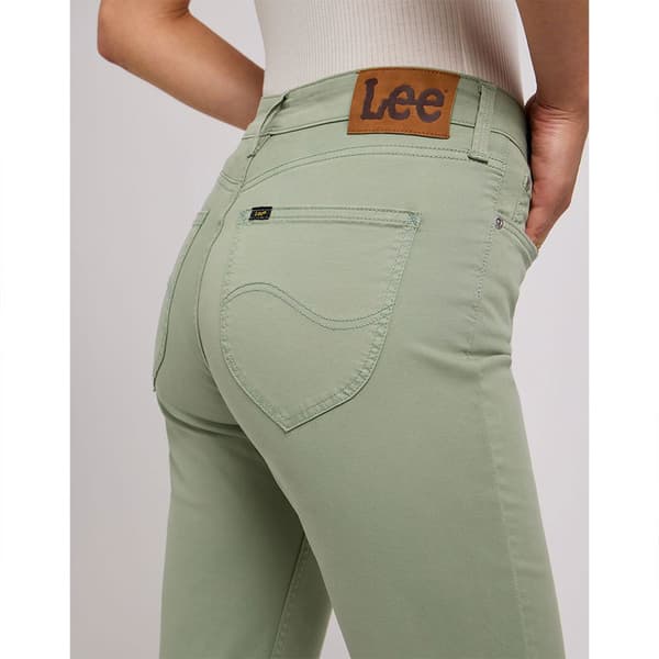 Lee Marion Straight Fit Jeans Grøn 36 / 33 Kvinde