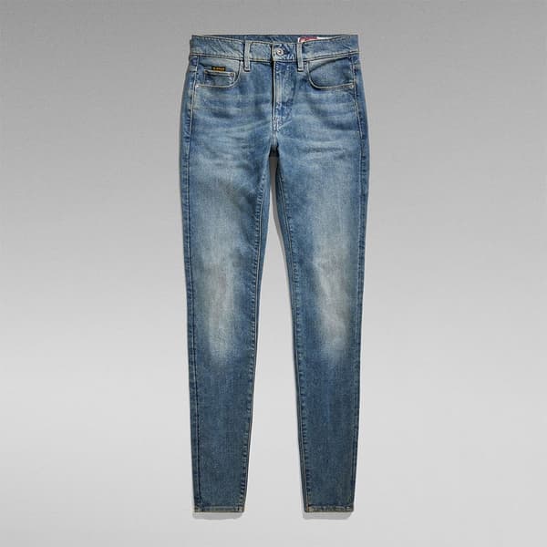 G-star 3301 Skinny Fit Jeans Blå 24 / 30 Kvinde