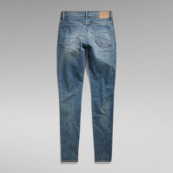 G-star 3301 Skinny Fit Jeans Blå 24 / 30 Kvinde