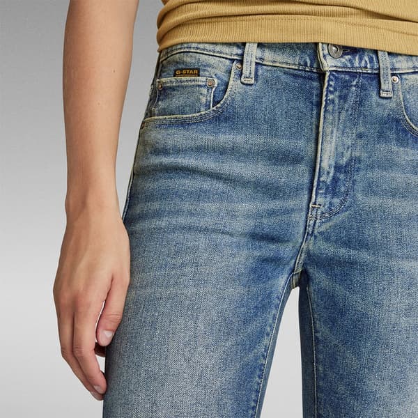 G-star 3301 Skinny Fit Jeans Blå 24 / 30 Kvinde