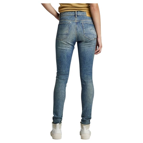 G-star 3301 Skinny Fit Jeans Blå 24 / 30 Kvinde