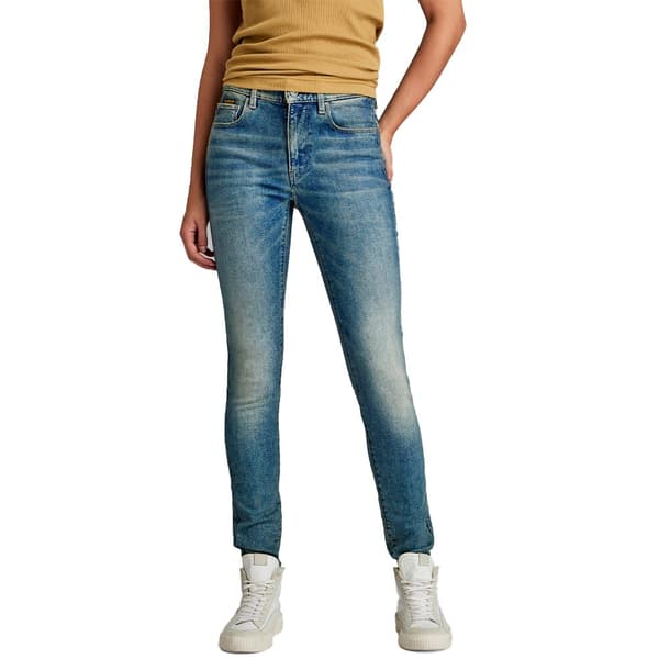G-star 3301 Skinny Fit Jeans Blå 24 / 30 Kvinde
