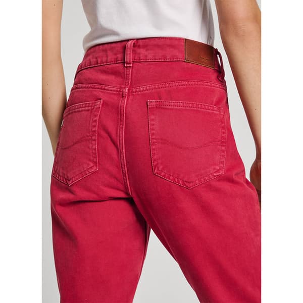 Pepe Jeans Pl204591 Tapered Jeans Rød 27 / 28 Kvinde