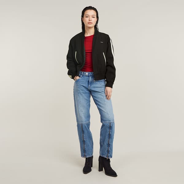 G-star Judee Biker Loose Jeans Blå 32 / 30 Kvinna