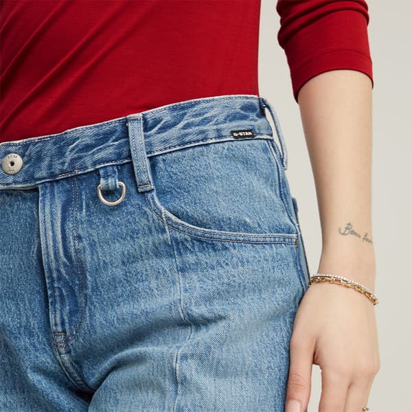 G-star Judee Biker Loose Jeans Blå 32 / 30 Kvinna