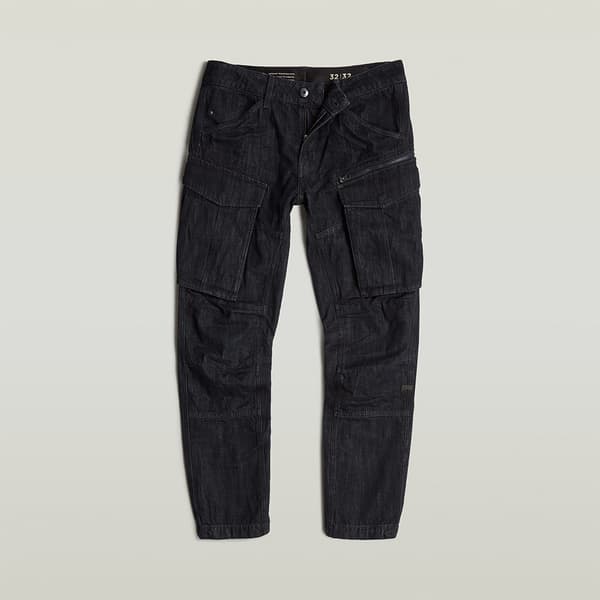 G-star Rovic Zip 3d Regular Tapered Denim Jeans Sort 34 / 32 Mand