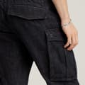 Miniatyrbillede 6 af 7: G-star Rovic Zip 3d Regular Tapered Denim Jeans Sort 34 / 32 Mand