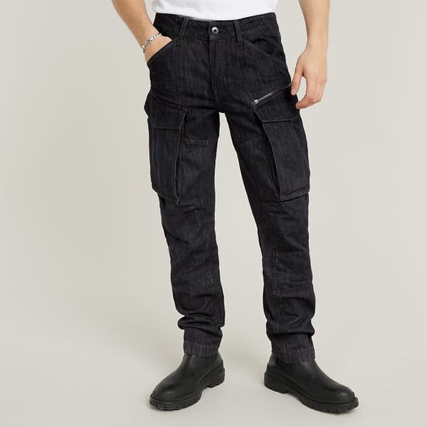 G-star Rovic Zip 3d Regular Tapered Denim Jeans Sort 34 / 32 Mand