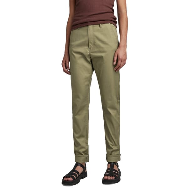 G-star Slim Fit Chinobyxor Grönt 28 / 34 Kvinna