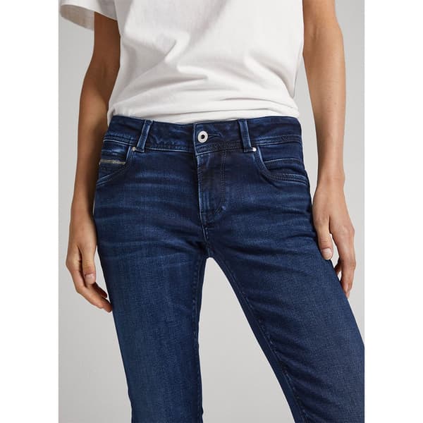 Pepe Jeans New Brooke Pl204165cq5 Farkut Sininen 26 / 30 Nainen