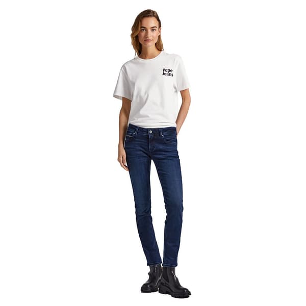 Pepe Jeans New Brooke Pl204165cq5 Farkut Sininen 26 / 30 Nainen