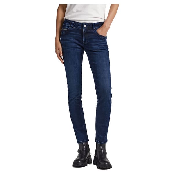 Pepe Jeans New Brooke Pl204165cq5 Farkut Sininen 26 / 30 Nainen