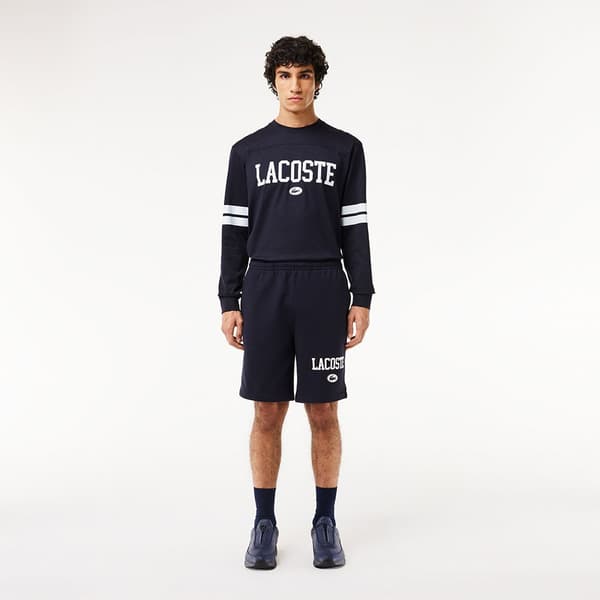 Lacoste Gh7499 Shortsit Musta 4 Mies