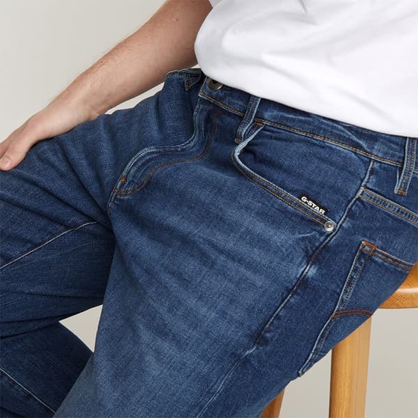 G-star 3301 Straight Fit Jeans Blå 36 / 34 Man