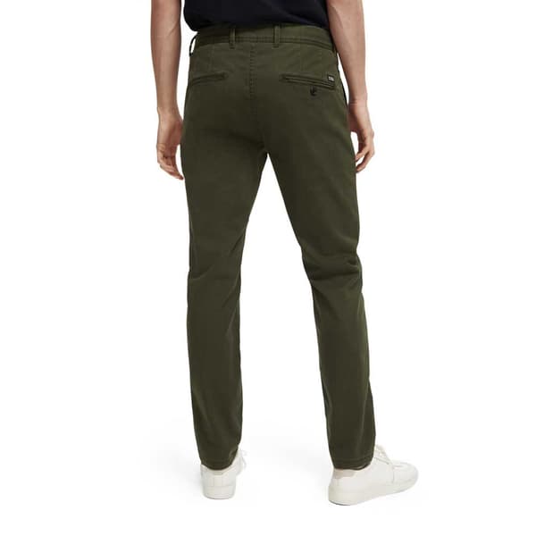 Scotch & Soda Essentials Stuart Regular Slim Fit Chinobyxor Grönt 34 / 34 Man