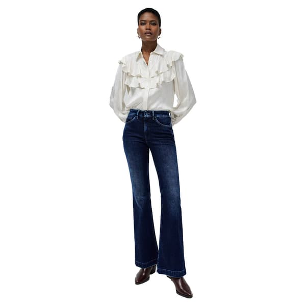 Salsa Jeans Faith Flare Premium Jeans Blå 29 / 32 Kvinde
