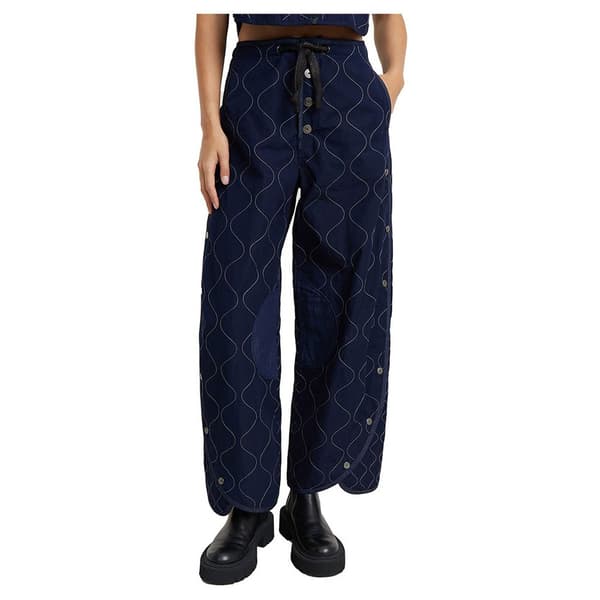 G-star Quilted Barrel Jeans Blå 28 / 28 Kvinna