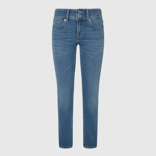 Pepe Jeans Pl204729 Slim Fit Jeans Blå 27 / 32 Kvinde