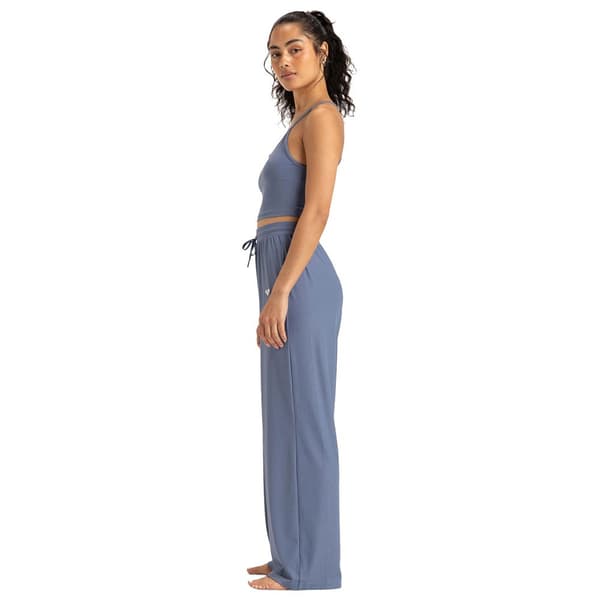 Roxy Rib Wide Bukser Blå L Kvinde