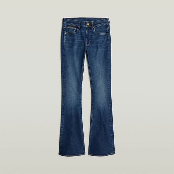 G-star 3301 Flare Jeans Blå 27 / 32 Kvinde