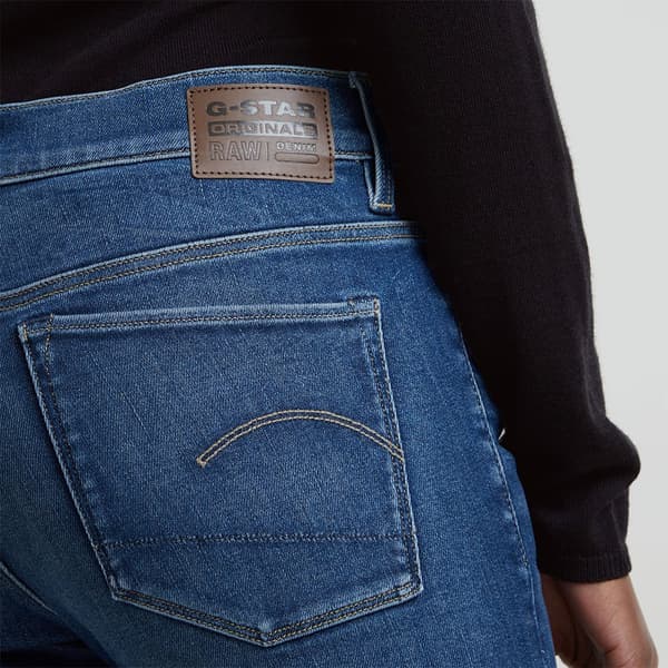 G-star 3301 Flare Jeans Blå 27 / 32 Kvinde