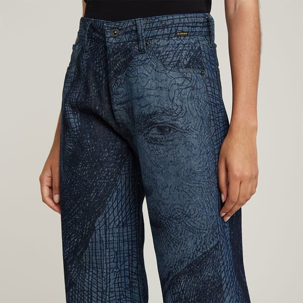 G-star Bowey 3d Boyfriend Jeans Blå 31 / 34 Kvinna