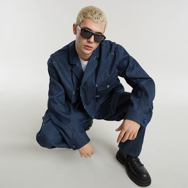G-star Origins Bend 3d Loose Jeans Blå 31 / 32 Mand