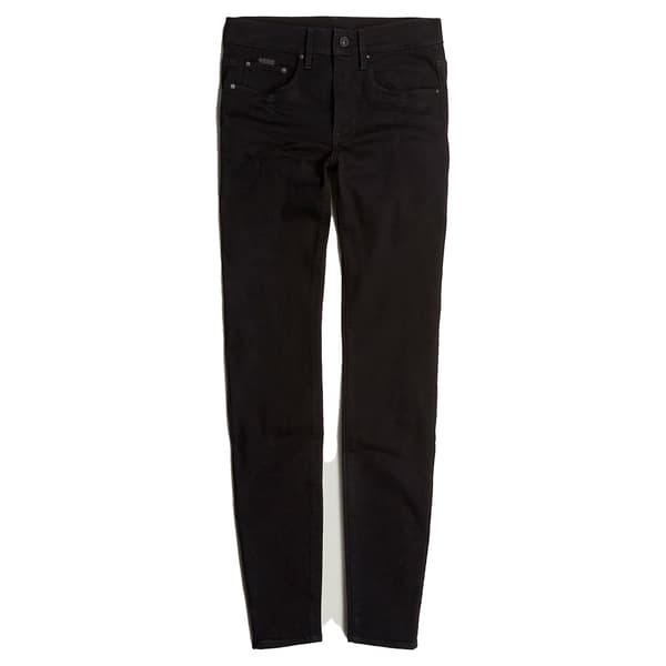 G-star 3301 Skinny Fit Jeans Svart 30 / 34 Kvinna
