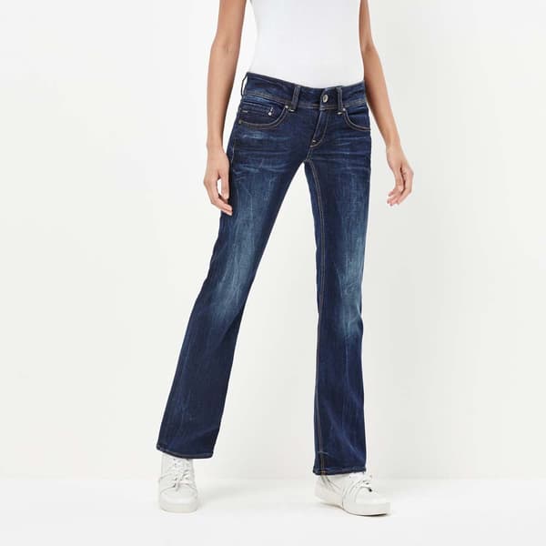 G-star Midge Mid Waist Bootcut Jeans Blå 23 / 30 Kvinna