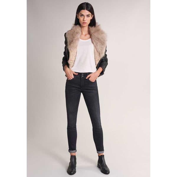 Salsa Jeans Push In Secret Skinny Dark Jeans Sort 38 / 30 Kvinde