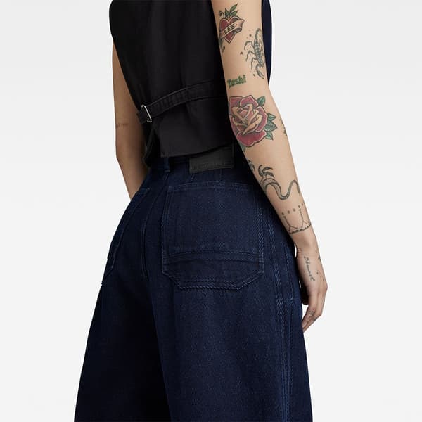 G-star Roos High Loose Fit Jeans Blå 27 / 28 Kvinna