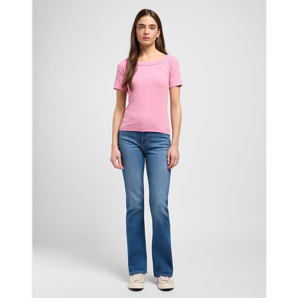 Lee Breese Boot Fit Jeans Rosa 24 / 31 Kvinde