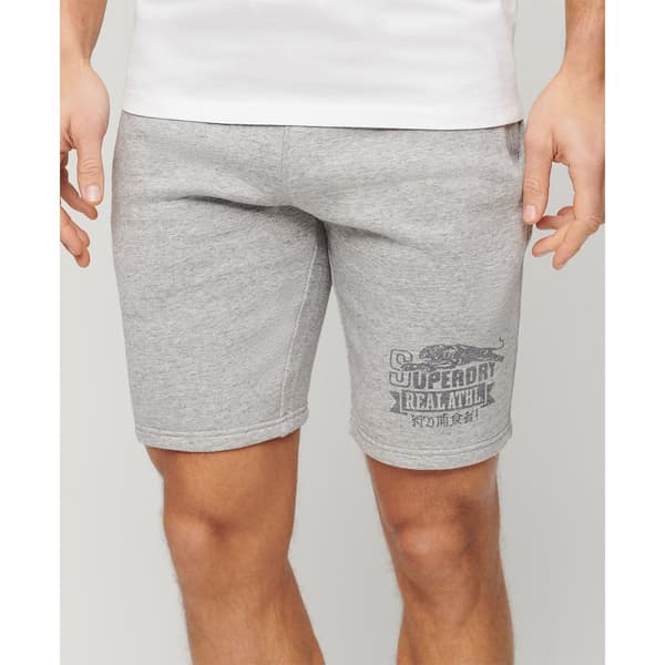 Superdry Athletic Coll Graphic Shortsit Harmaa S Mies