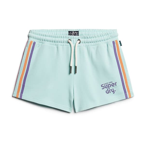 Superdry Rainbow Side Logo Shorts Grå L Kvinna